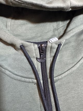 Sudadera Adidas Verde Militar Media Cremallera
