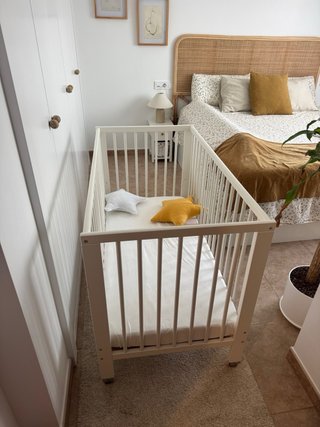 Cuna Ikea Sundwik + Colchón y Funda