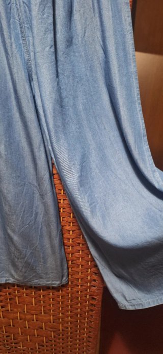 Gonna pantalone donna jeans fantasia