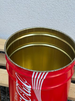 Sgabello Contenitore Vintage Coca-Cola anni 80