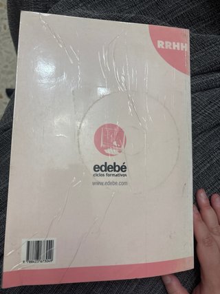 Libro RECURSOS HUMANOS grado superior edebe