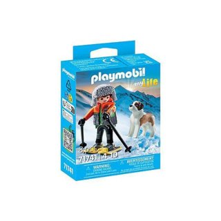 Playmobil 71741 MyLife Esquiador con Perro