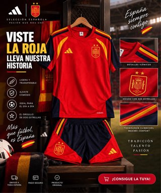 Conjunto Adidas Selección Española Talla M