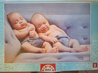 Puzzle Educa 500 piezas Bebés Gemelos