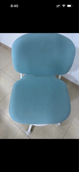 Silla de escritorio infantil turquesa
