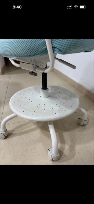 Silla de escritorio infantil turquesa