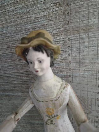 Figura mujer vintage 34 cm | Brazos articulados