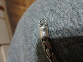 Bracciale a maglia Bizantina bracciale Argento 925