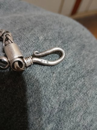 Bracciale a maglia Bizantina bracciale Argento 925