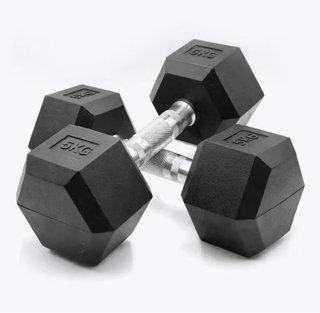 Par Mancuernas 5 kg Hexagonales