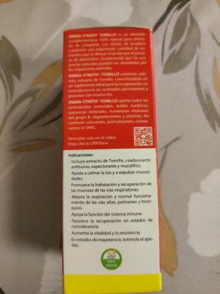 Anima Strath Tomillo Fortificante Natural