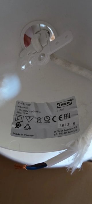 Lámpara de techo de bambú