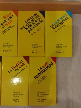 7 Libros Biblioteca Crecimiento Personal x 3€