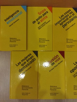 7 Libros Biblioteca Crecimiento Personal x 3€