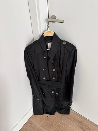 Trench Zara Negro
