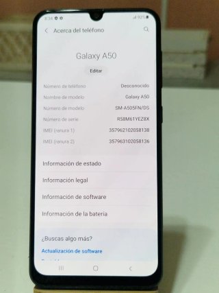Samsung Galaxy A50 Negro