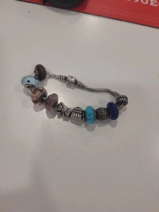 Pulsera Pandora Original con 10 Charms