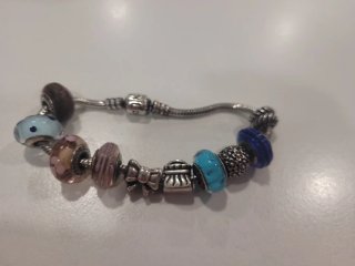 Pulsera Pandora Original con 10 Charms