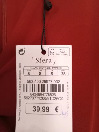 VESTIDO MARRON MUJER SFERA