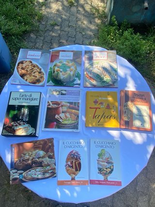 Lotto Libri di Cucina, Ricettari e Alimentazione