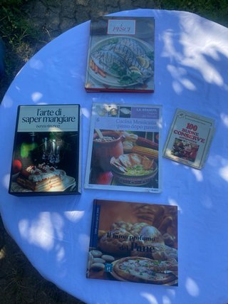 Lotto Libri di Cucina, Ricettari e Alimentazione