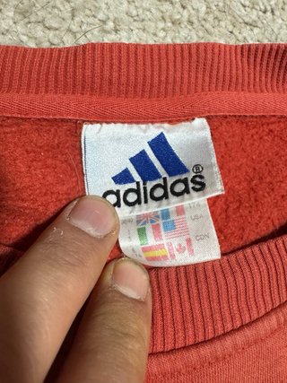 Sudadera Adidas Naranja Roja