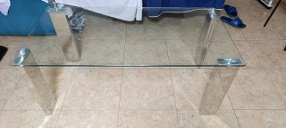 Mesa de cristal moderna comedor