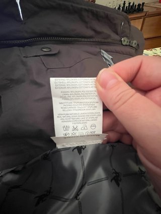 Piumino uomo marrone con cappuccio e pelliccia