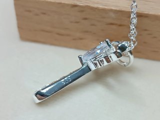 Collar de plata Plata Dije Ángel Corazón