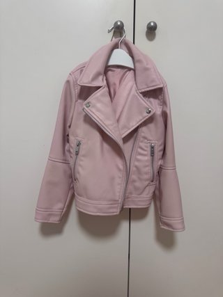 Cazadora biker efecto piel