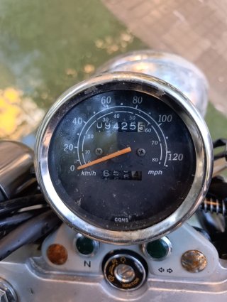 Moto 125cc Negra Estilo custom