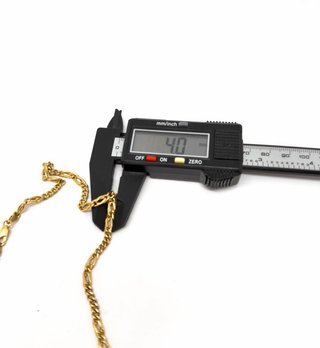 Cadena Figaro 5x1 de oro 18Kt