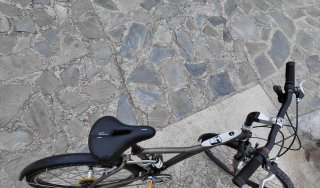 Bicicleta Paseo Btwin doble suspension