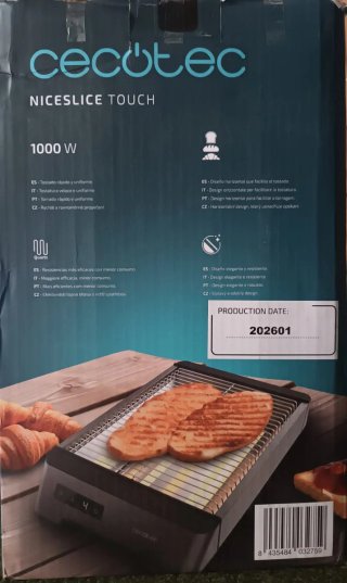 Tostadora Cecotec NiceSlice Touch 1000W