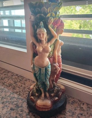 Statuetta decorativa figure femminili