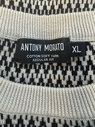 Jersey "Antonio Morato" Negro/Gris Talla M