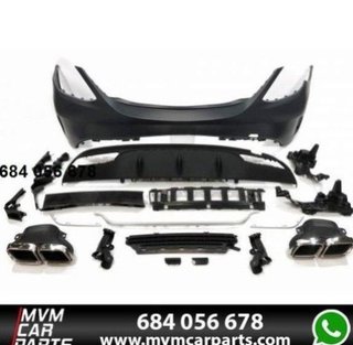 Paragolpes Trasero Mercedes W205 2014-2018 4P Look
