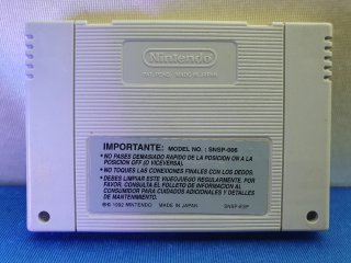CARTUCHO SNES SUPER MARIO WORLD 2 YOSHI'S ISLAND