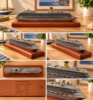 Maqueta Costa Fortuna - Modelo Crucero