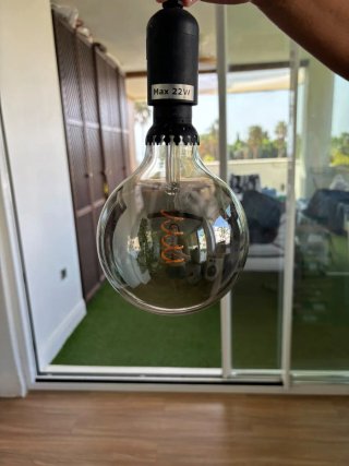 Lámpara de techo de mimbre IKEA