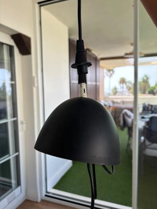 Lámpara de techo de mimbre IKEA
