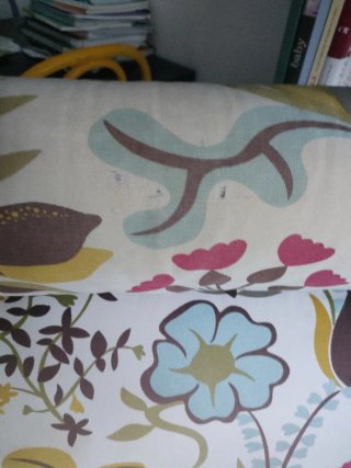 Hamaca Ikea madera y tela