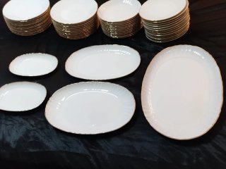 Vajilla Porcelana Irabia 24k