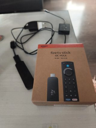 Fire tv 4k max,más adaptador lan