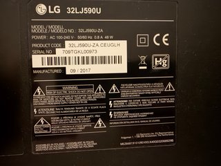 TV LG 32' LED Full HD SmartTV como nueva