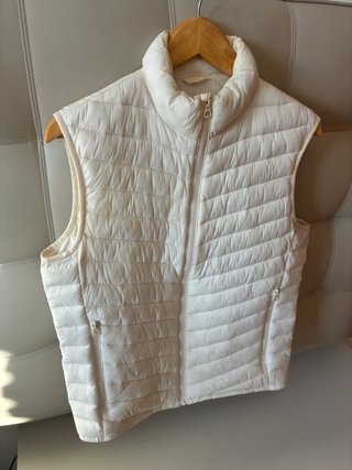Chaleco acolchado blanco