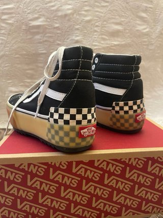 Botas Vans Sk8-Hi Platform Checkerboard