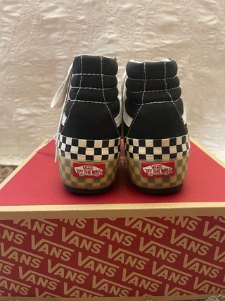 Botas Vans Sk8-Hi Platform Checkerboard