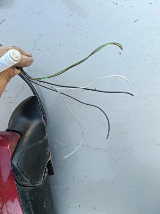 Retrovisor Peugeot 307 Rojo