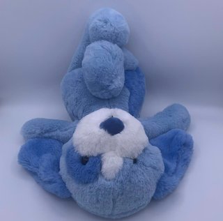 Peluche perro azul
